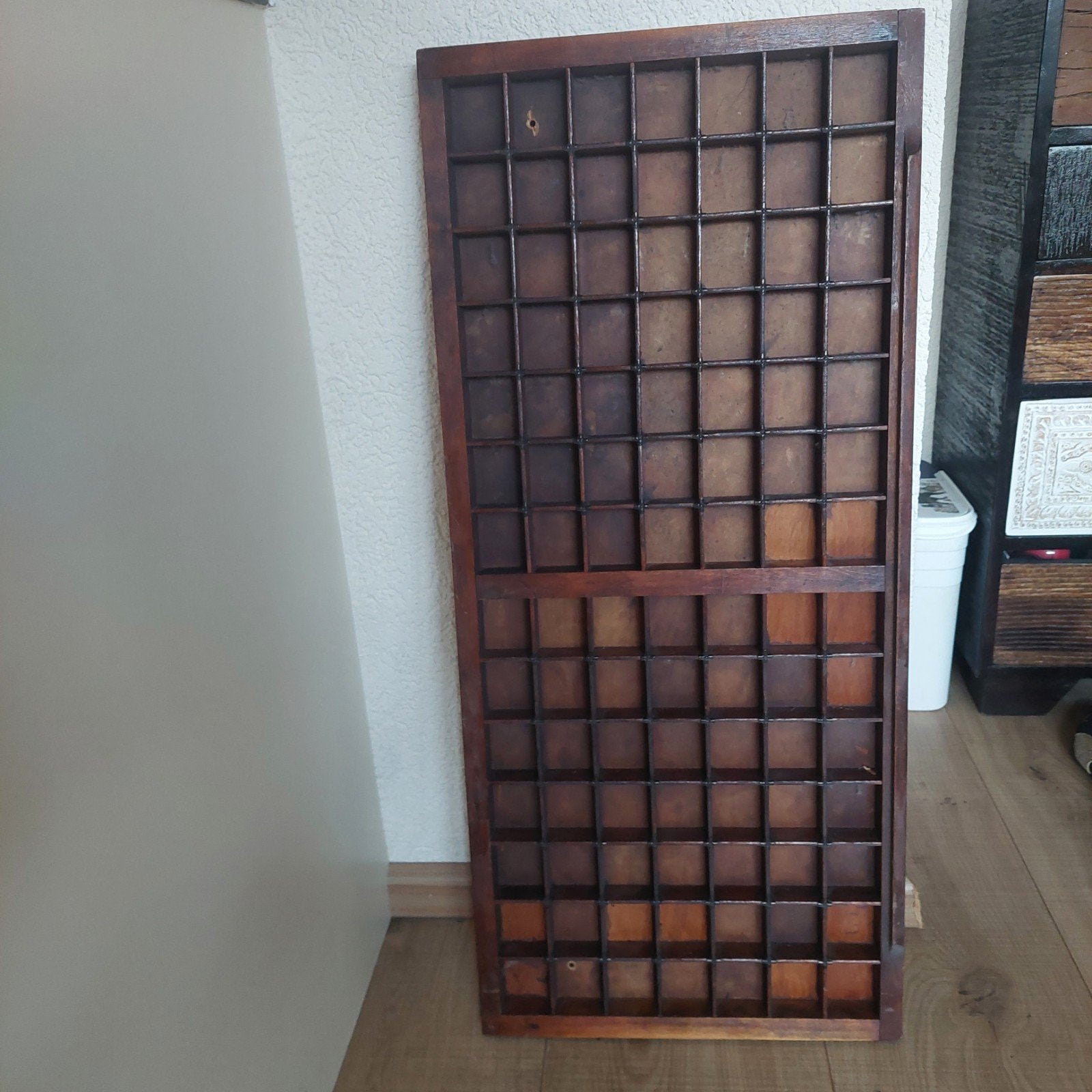 Vintage Houten Letterbak 37x82 cm, Ophalen of Verzenden