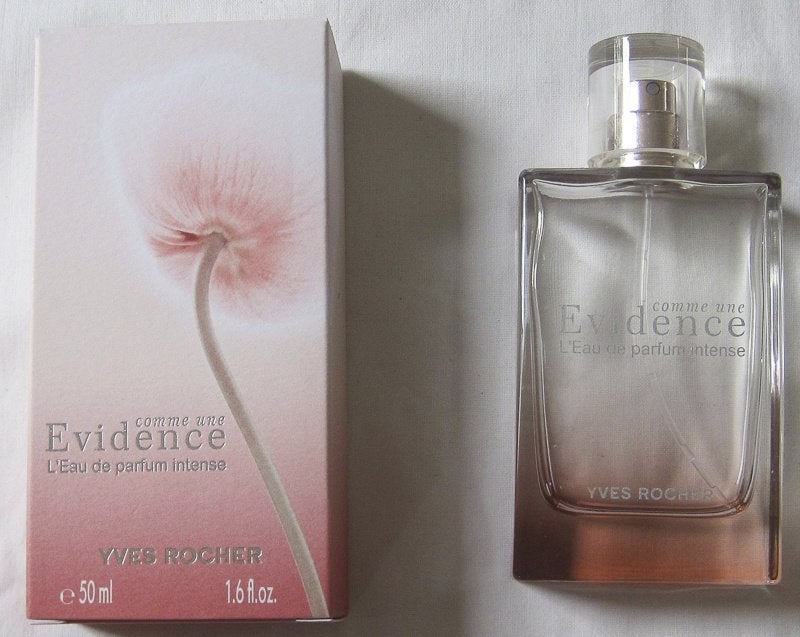 Leeg Comme une evidence - Yves Rocher 50 ml fles + doosje, Verzamelen, Ophalen, Gebruikt, Parfumfles