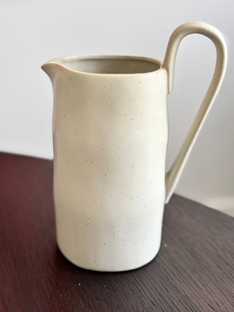 Karaf Ferm Living Flow | 1 liter | Off-white Speckle, Ophalen, Overige typen, Zo goed als nieuw, Overige stijlen