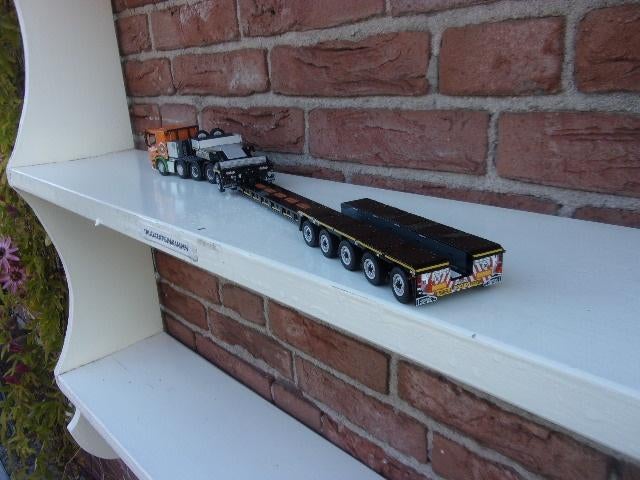 WSI  Scania  P  Low  10 x 4  van  Holtrop  van  der  Vlist., Hobby en Vrije tijd, Modelauto's | 1:50, Ophalen of Verzenden, Nieuw