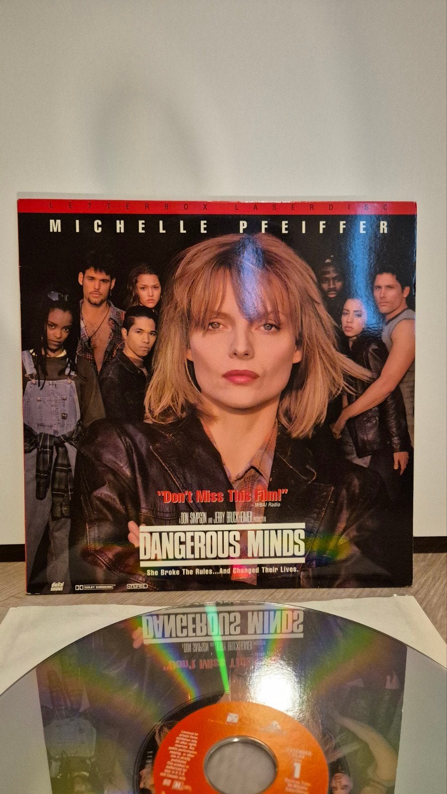 Dangerous Minds Laserdisc, Vanaf 16 jaar, Ophalen of Verzenden, Zo goed als nieuw, Drama