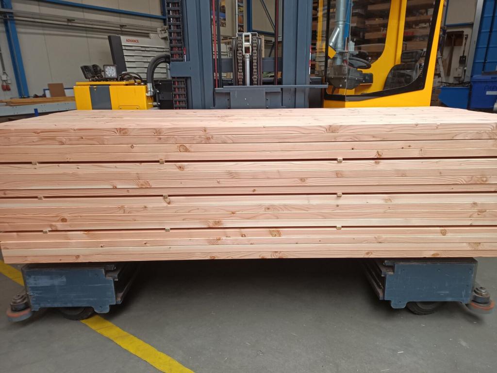 45x145mm Douglas Geschaafde constructie balken voor veranda, 25 tot 50 mm, Nieuw, Ophalen of Verzenden, 300 cm of meer