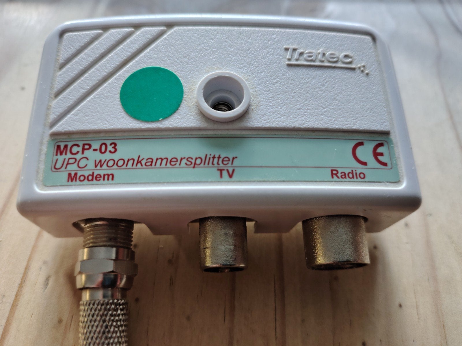 SPLITTER UPC Modem tv Audio, Ophalen, Zo goed als nieuw, Minder dan 2 meter
