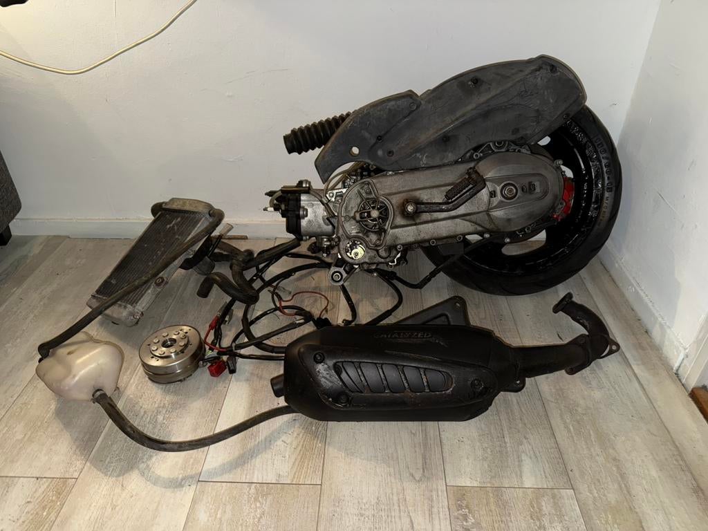 Gilera runner 180cc dd dubbelgelagerd motorblok mo7, Ophalen of Verzenden