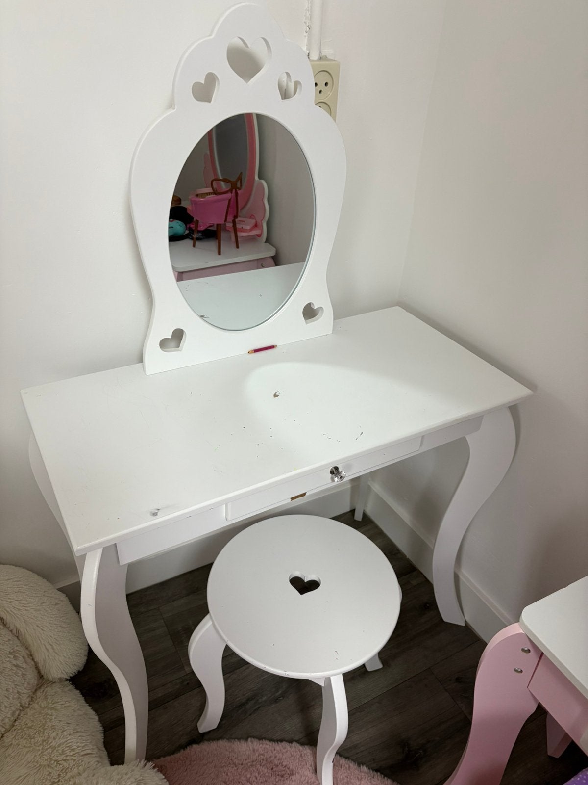 Kids make up tafel, Ophalen, Gebruikt, 50 tot 100 cm, Minder dan 100 cm