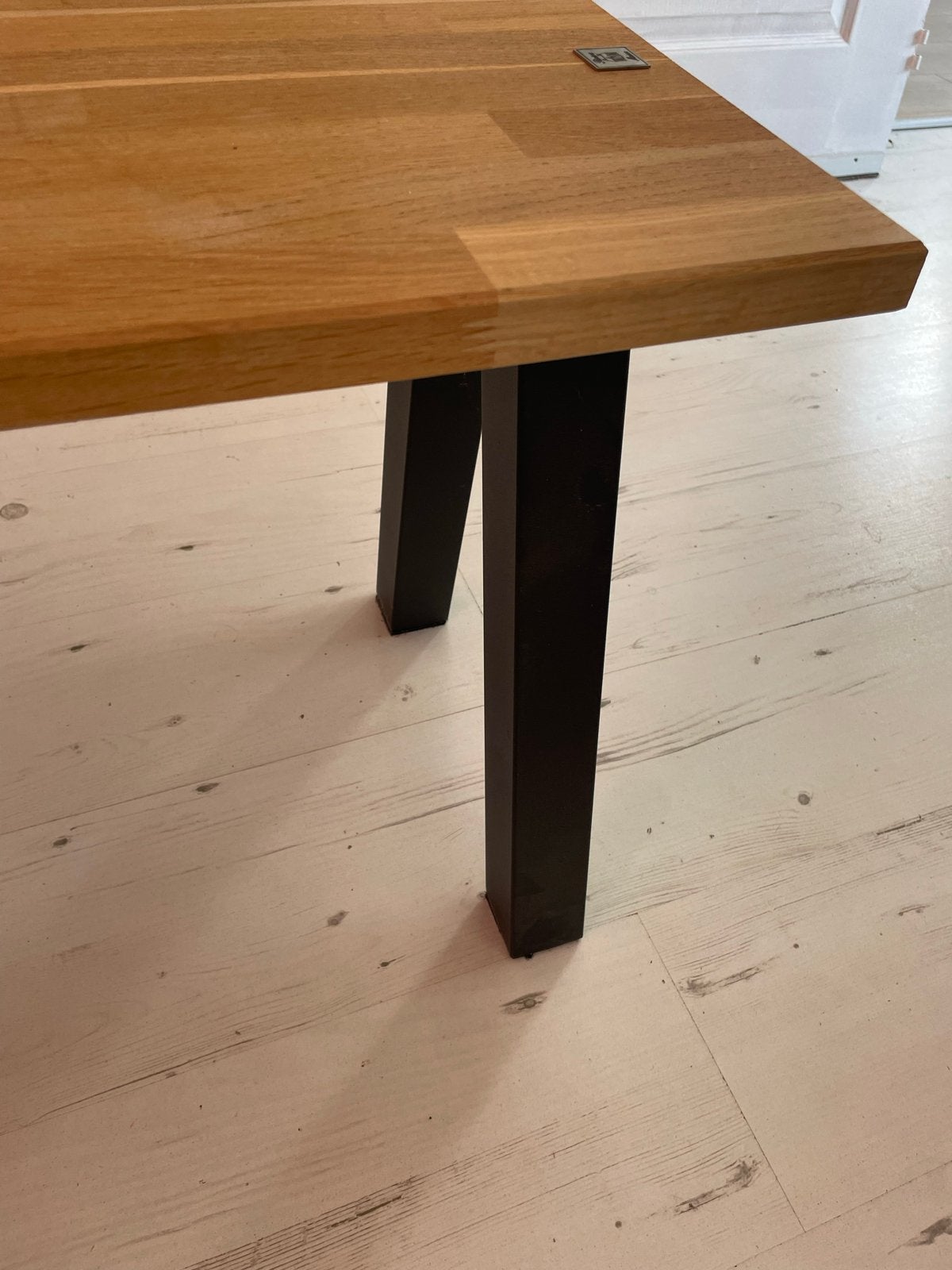 Riviera Maison bankje/bijzettafel 35x160x46, Ophalen, Minder dan 50 cm, Gebruikt, Tot twee personen