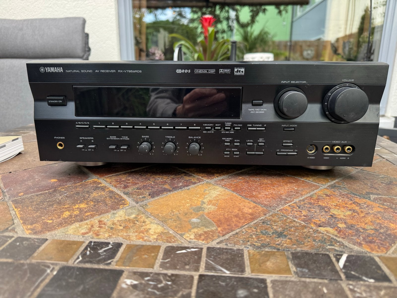 Yamaha RX-V795aRDS Natural Sound AV Receiver, Ophalen, Yamaha, 120 watt of meer, Gebruikt