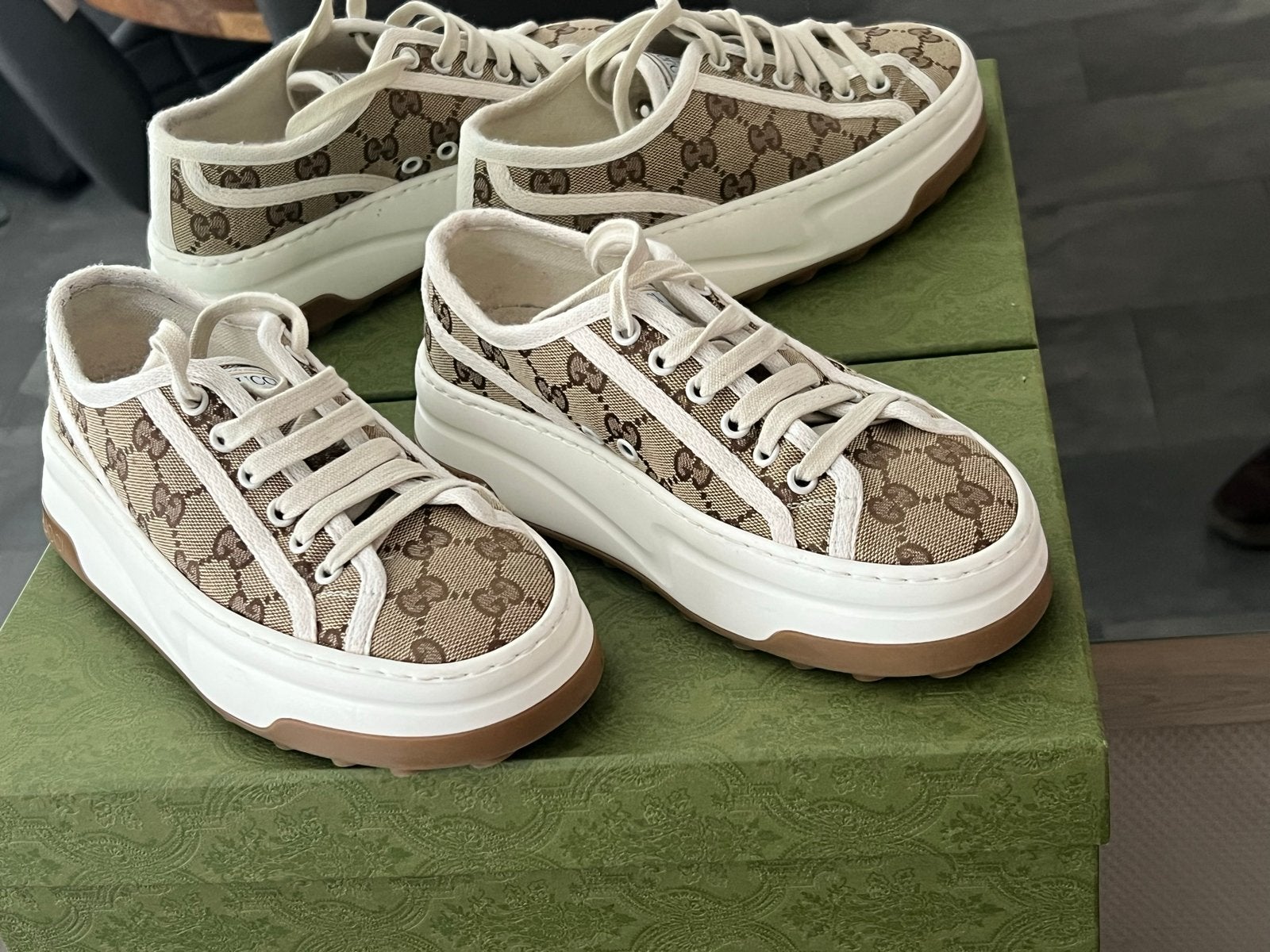 Gucci Tennis 1977 Sneakers - Maat 35+, Kleding | Dames, Schoenen, Beige, Nieuw, Ophalen of Verzenden, Sneakers of Gympen