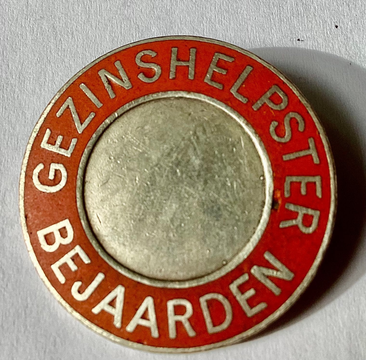 Verplegings vaardigheidsspeld. Gezinshelpster Bejaarden., Verzamelen, Ophalen of Verzenden, Zo goed als nieuw, Overige onderwerpen