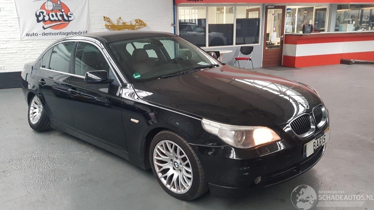 BMW 5 Serie 525i 24V AUT SEDAN 4 DRS BENZ 2.495CC 141KW 192P, Automaat, Petuelring 130 ,80809, München, Deutschland, 2495 cc, Zwart