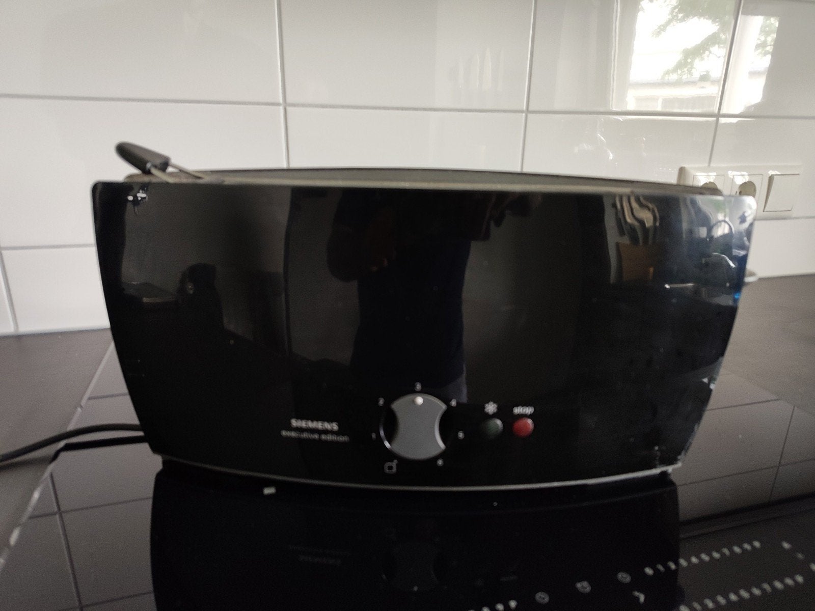 Siemens Toaster Zwart, Witgoed en Apparatuur, Broodroosters, Ophalen of Verzenden, Gebruikt