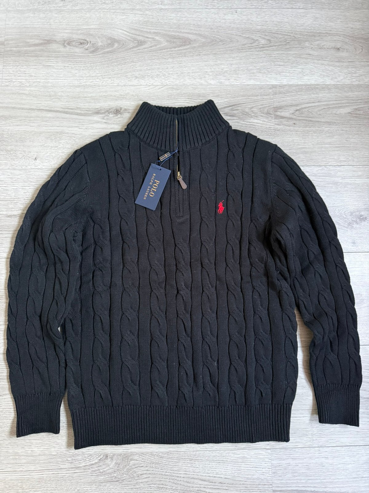 Ralph Lauren quarter zip, Kleding | Heren, Ophalen of Verzenden, Nieuw, Maat 48/50 (M), Zwart