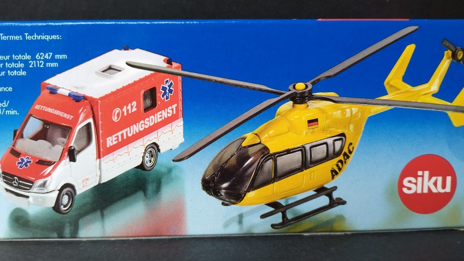 Mercedes Benz Sprinter Heli Uk versie 1:87 Siku Metal Pol, Verzenden, Nieuw, Sieper, Siku