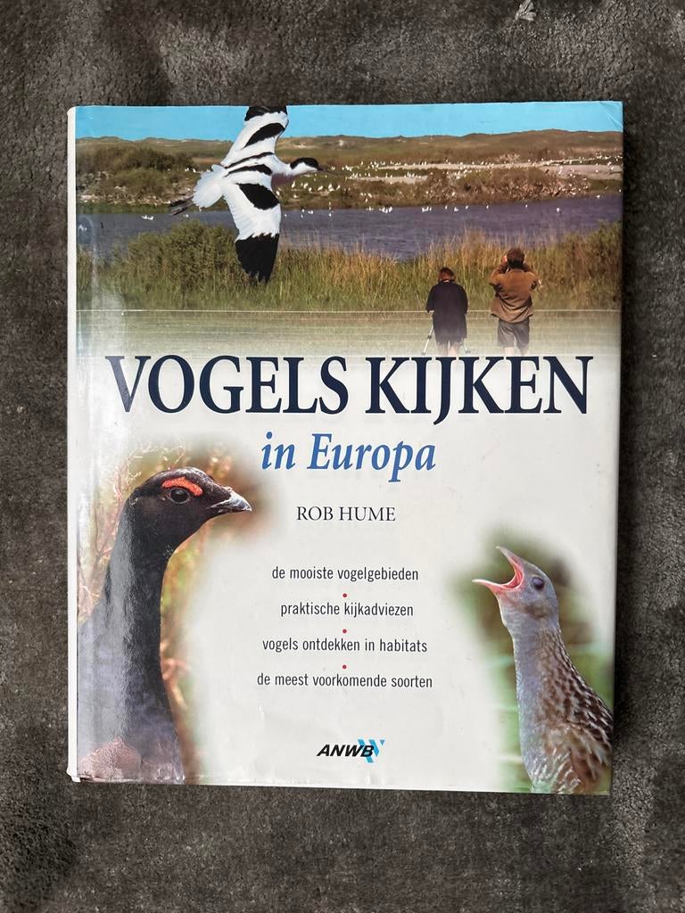 Vogels Kijken in Europa - Rob Hume (ANWB), Ophalen of Verzenden, Zo goed als nieuw, Vogels