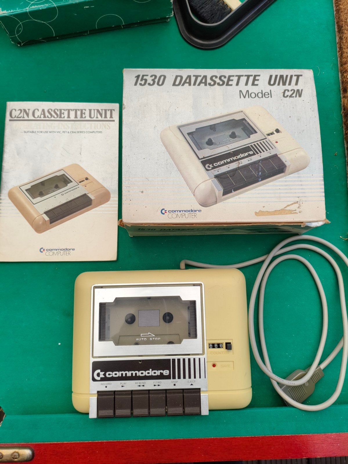 Commodore 1530 Datasette Unit C2N met doos en handleiding, Computers en Software, Vintage Computers, Ophalen of Verzenden, Commodore