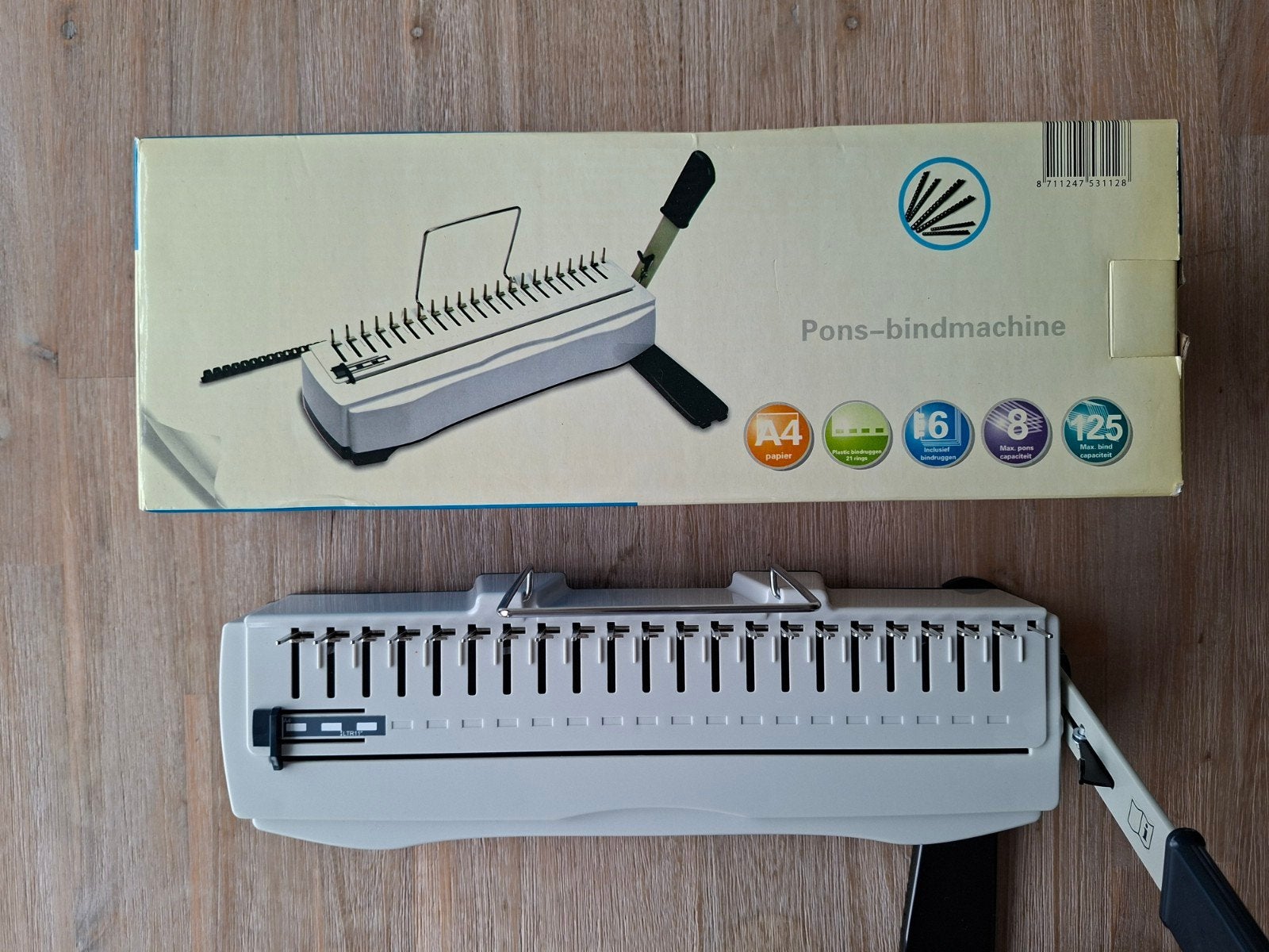 pons-bindmachine, Diversen, Ophalen