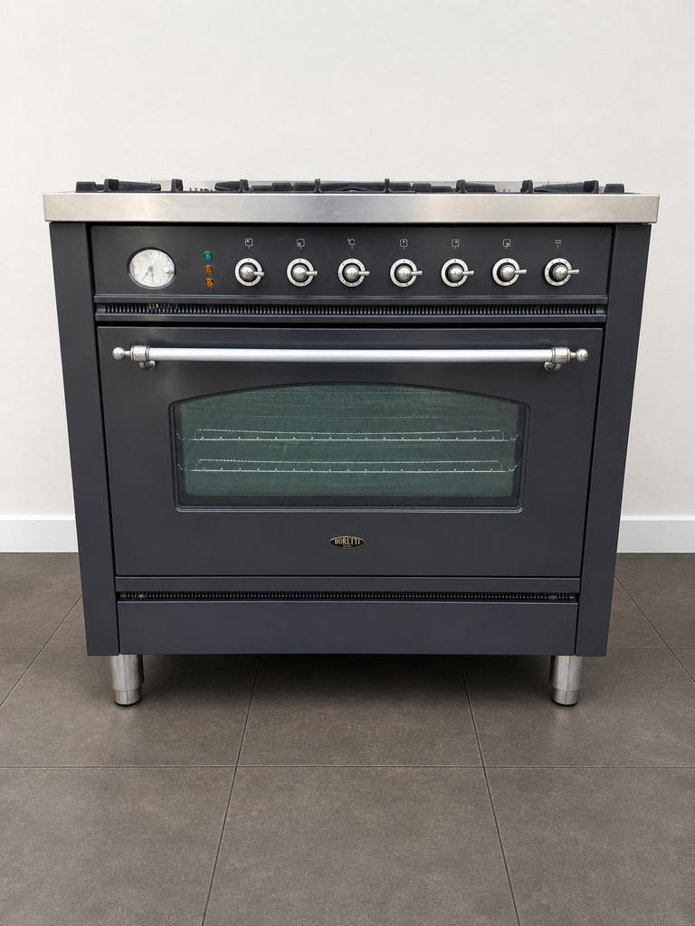 Luxe boretti 90cm 6pits, 60 cm of meer, Ophalen of Verzenden, Zo goed als nieuw, Gas