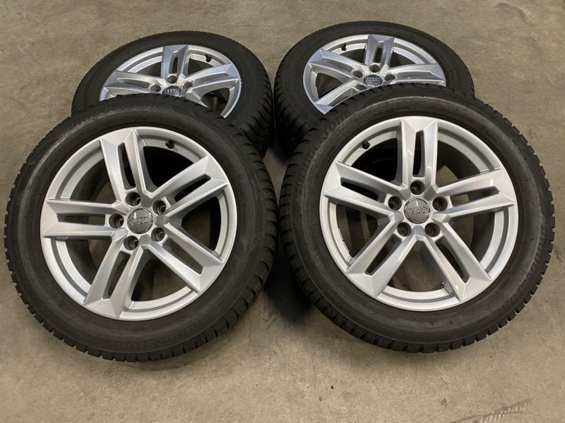 Diversen originele velgen + winterbanden Audi A4 B9, Gebruikt, -, -, Banden en Velgen
