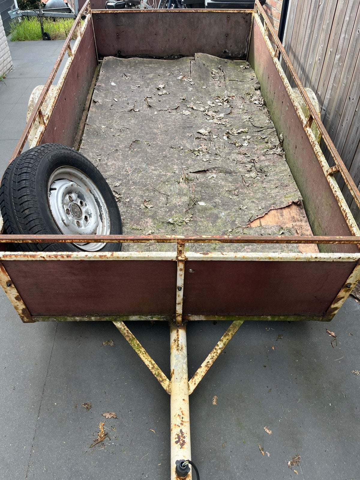 Opknapper Aanhanger - 130x250 cm binnenmaat, Ophalen, Gebruikt