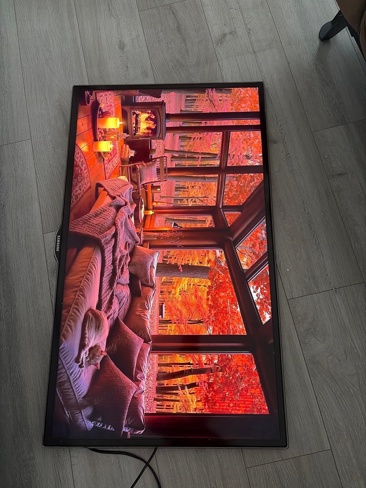 Samsung TV - Goede staat plus kapel is extra 2 euro, Ophalen, LED, 80 tot 100 cm, Zo goed als nieuw