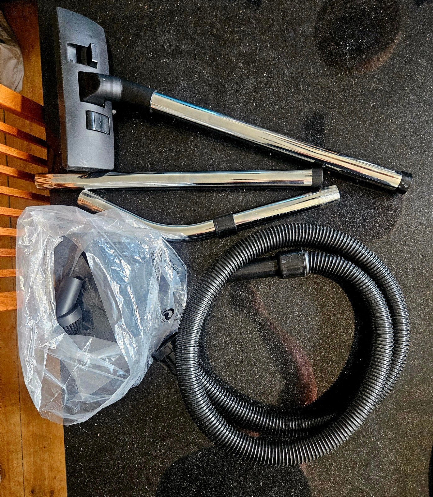 Zo goed als nieuwe slang, steel en opzetstukken Numatic, Ophalen of Verzenden, Zo goed als nieuw, Inclusief accessoires, Numatic