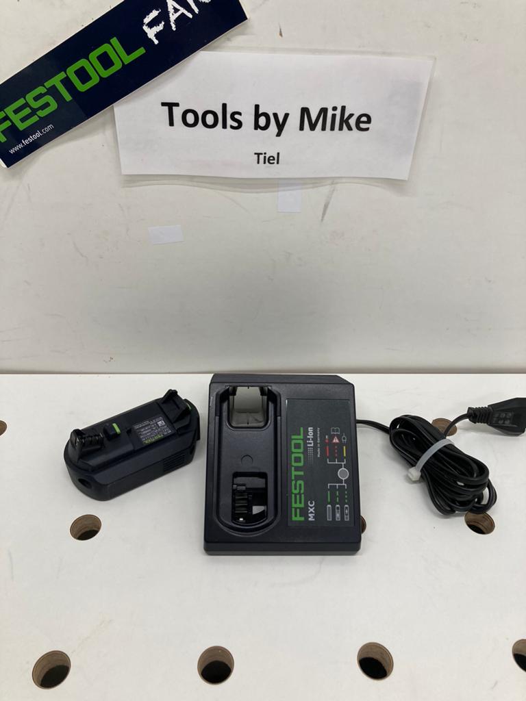 Festool accu en lader voor cxs en txs, Doe-het-zelf en Verbouw, Gereedschap | Machine-onderdelen en Toebehoren, Ophalen, Zo goed als nieuw
