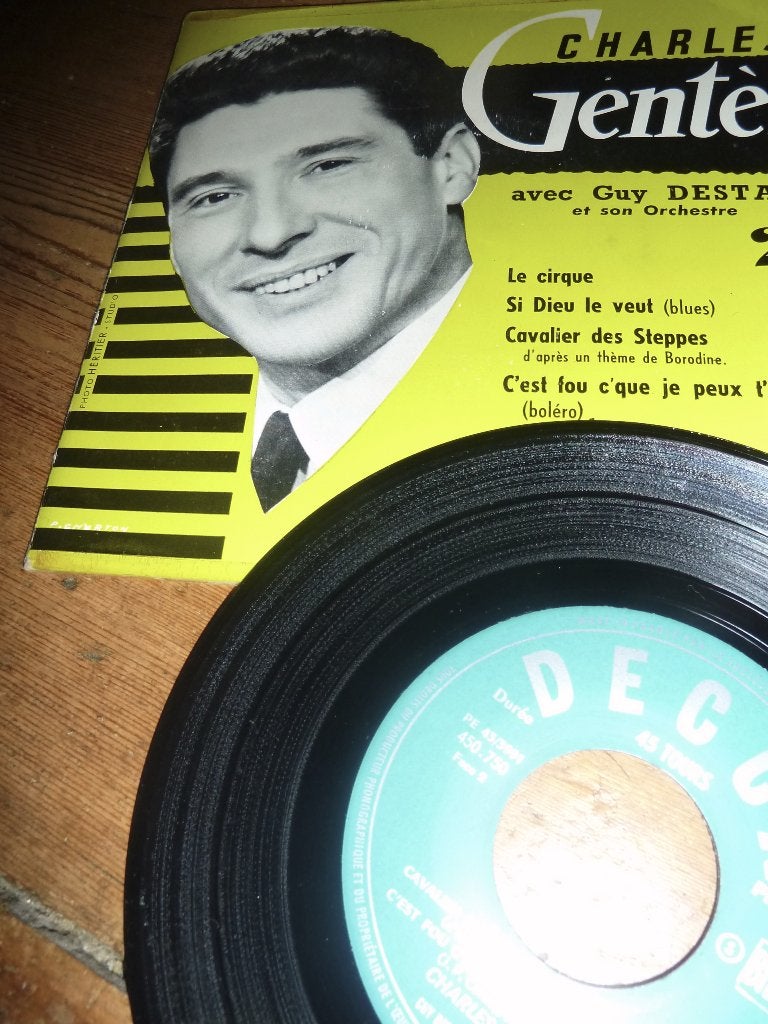 CHARLES GENTES EP le cirque si dieu le veut 1958, EP, Ophalen of Verzenden, EP