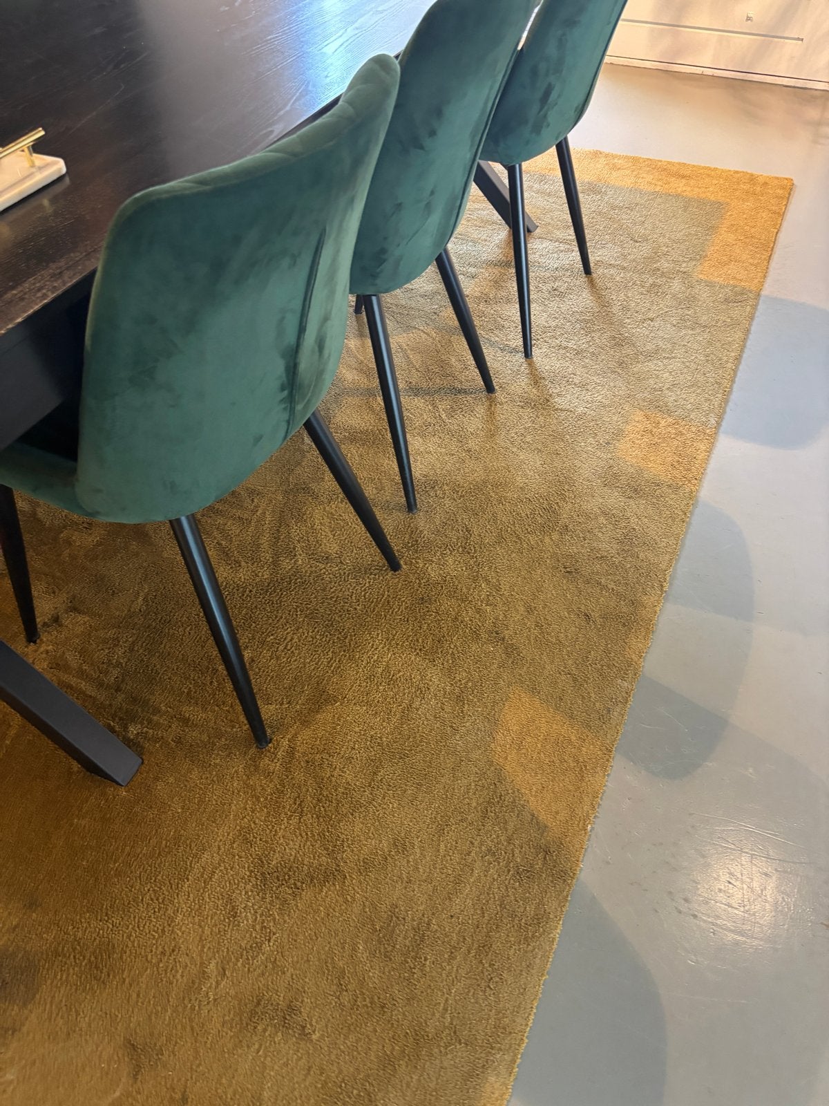 Kleed 180x250 cm - Okergeel, Ophalen, Gebruikt, Geel, 150 tot 200 cm