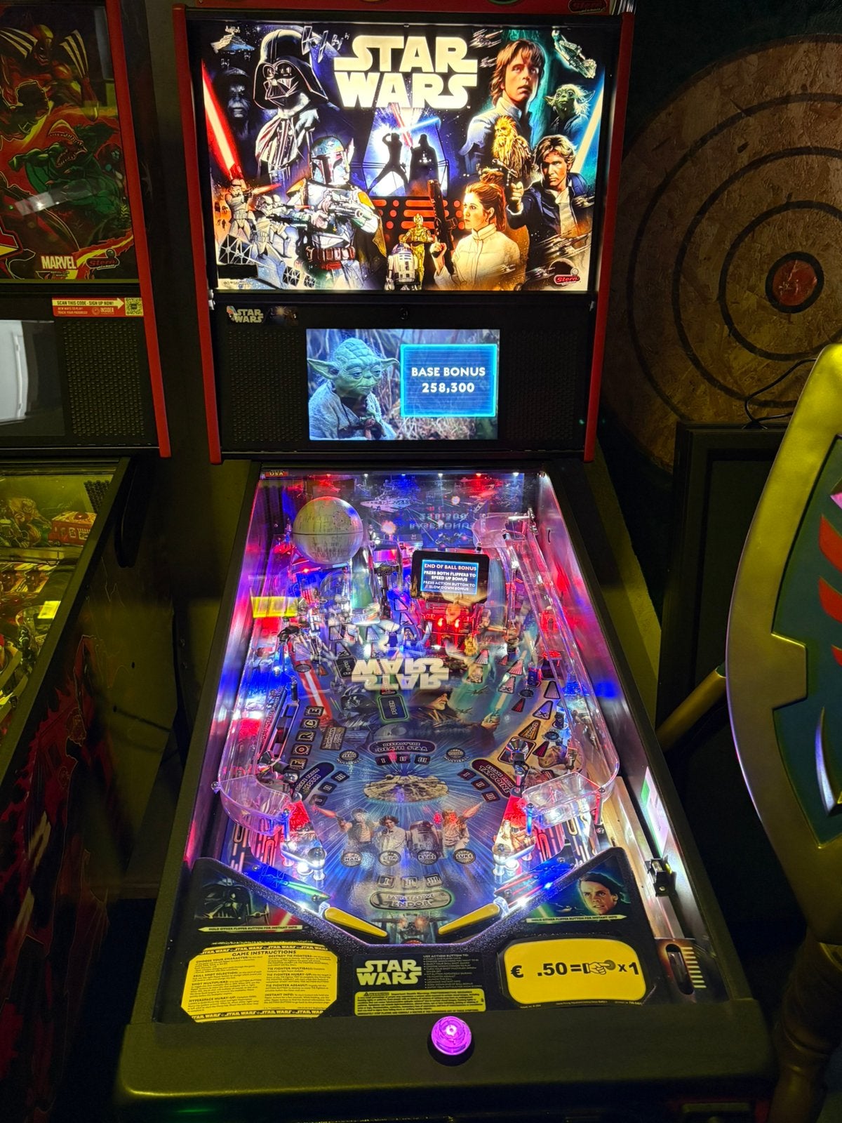 Star Wars Pro Stern Pinball, Verzamelen, Ophalen, Zo goed als nieuw, Flipperkast, Stern