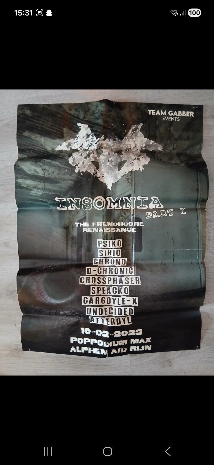 Hardcore poster (alleen CONTANT), Ophalen, A1 t/m A3, Muziek, Rechthoekig Staand
