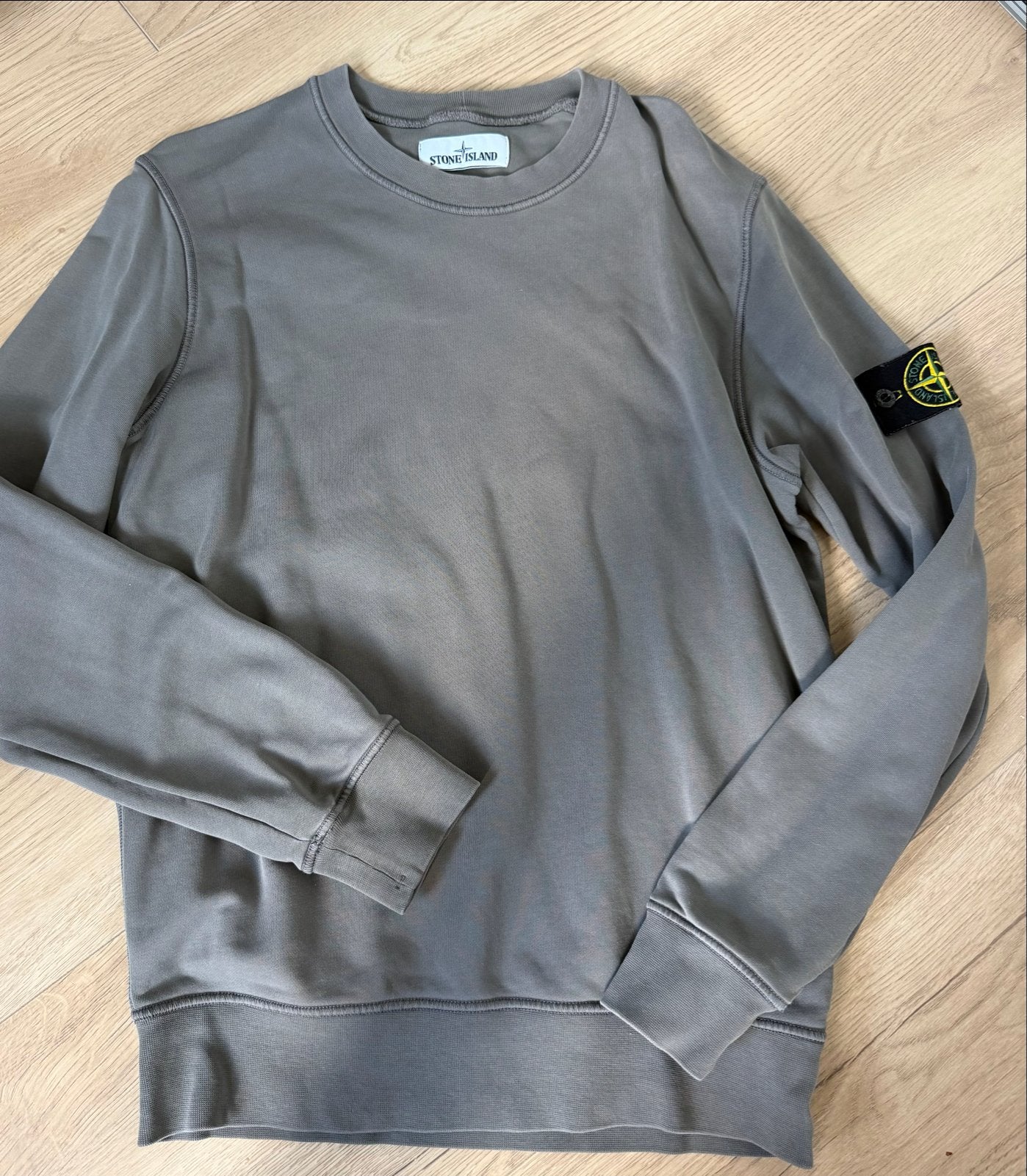 Originele Stone Island trui - Maat S - Grijs, Ophalen of Verzenden, Zo goed als nieuw, Maat 46 (S) of kleiner, Grijs