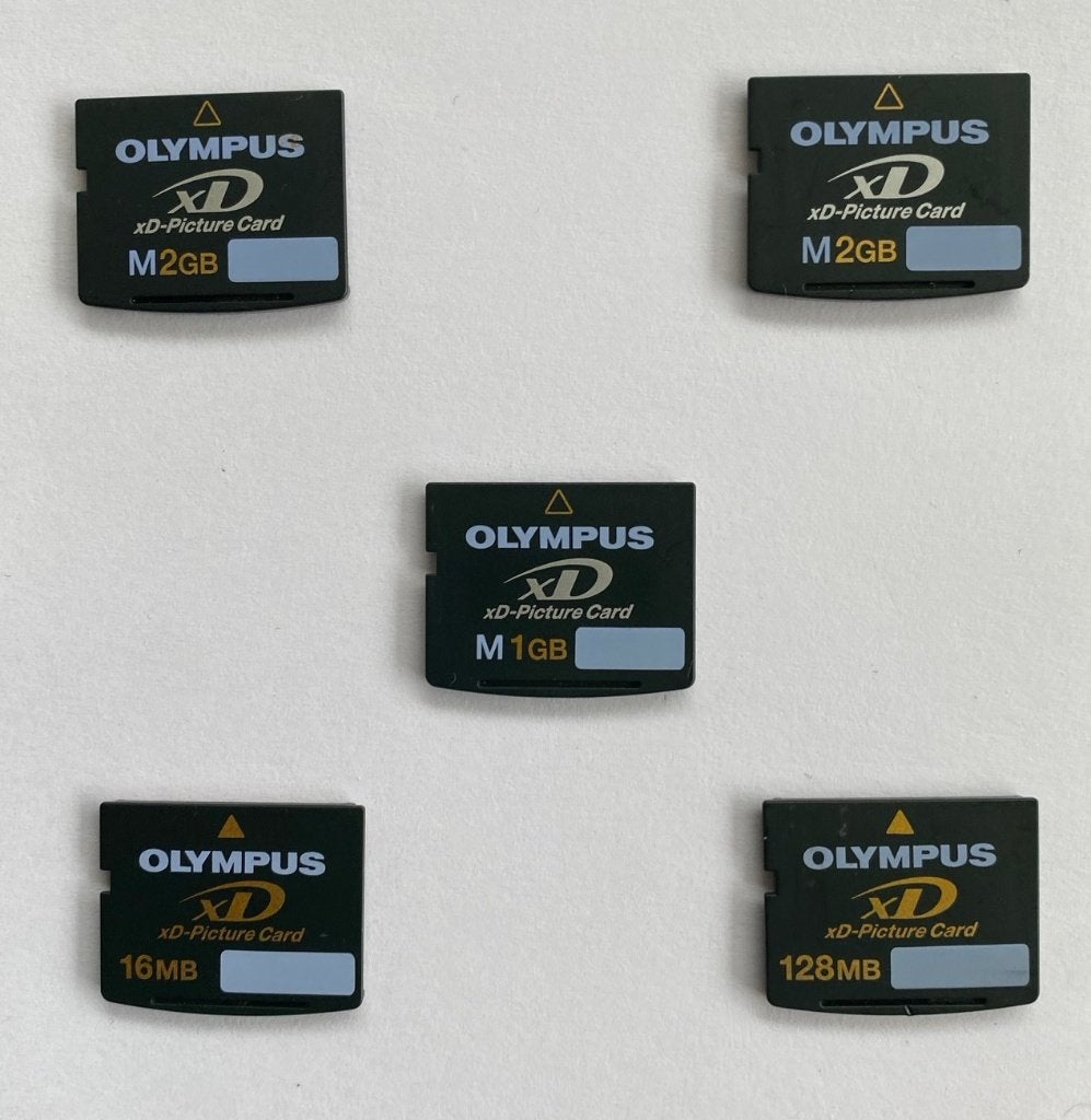 Xd Olympus geheugenkaarten, XD, Ophalen of Verzenden, Zo goed als nieuw, 2 GB
