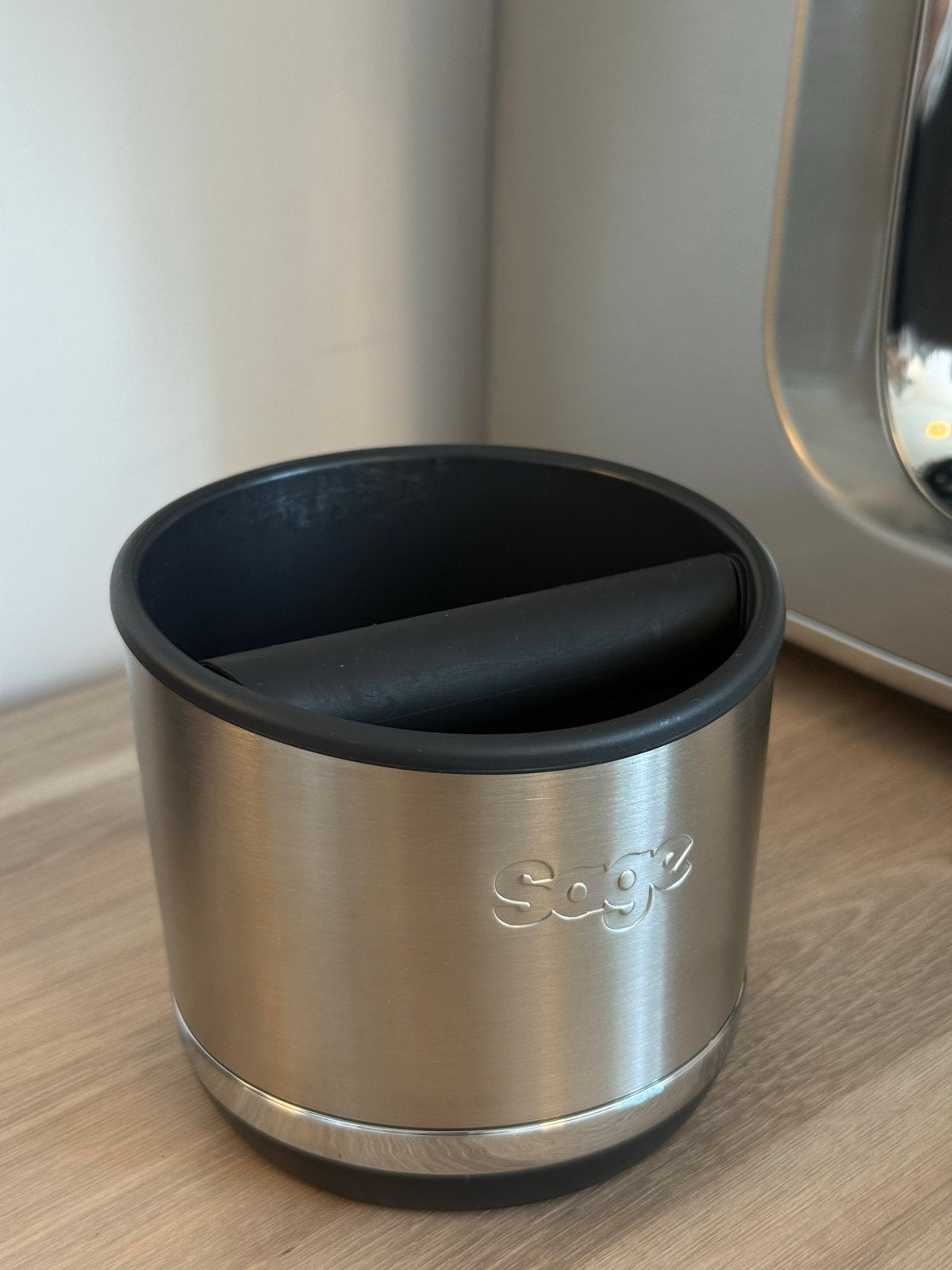Sage Knock Box 10 uitklopbak - Stainless Steel, Ophalen, Gebruikt, Sage, Barista-accessoire