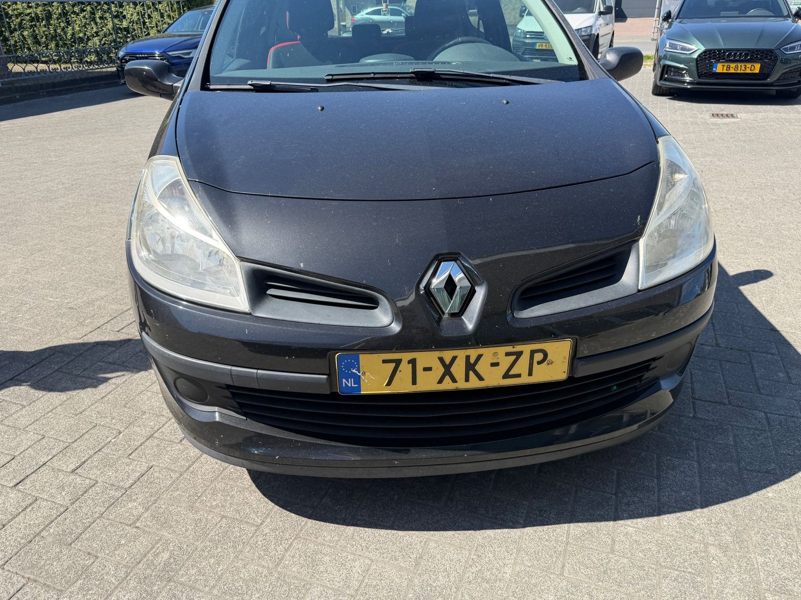 Renault Clio 1.416V  RipCurl 2007 Zwart Airco nieuwe apk !, Voorwielaandrijving, Zwart, 4 cilinders, 1200 kg