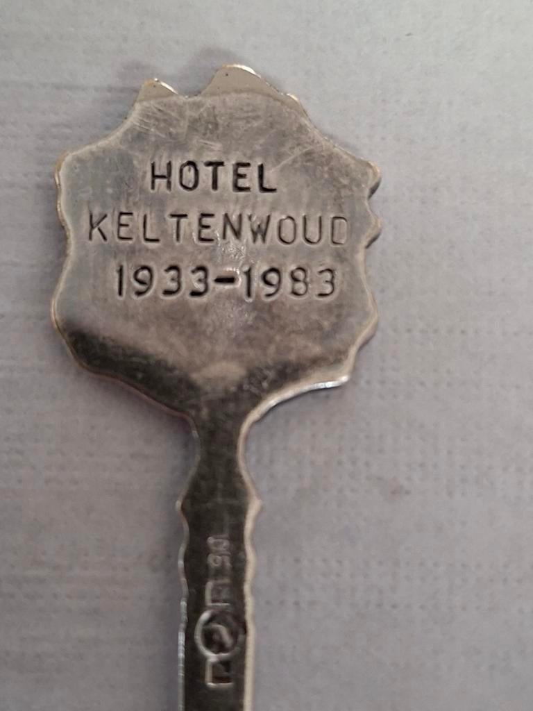 Hotel Keltenwoud 1933-1983  theelepel, Antiek en Kunst, Antiek | Bestek, Ophalen of Verzenden