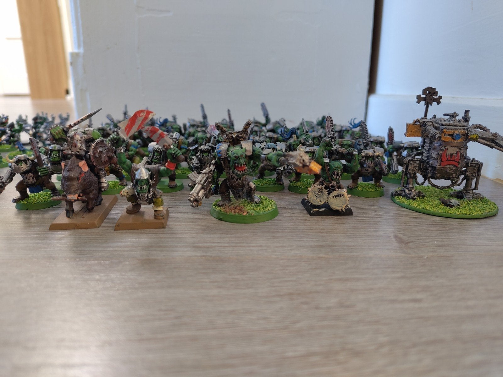 Warhammer 40K Orks Leger - Geverfd en Klaar voor Strijd, Hobby en Vrije tijd, Wargaming, Gebruikt, Figuurtje(s), Ophalen of Verzenden