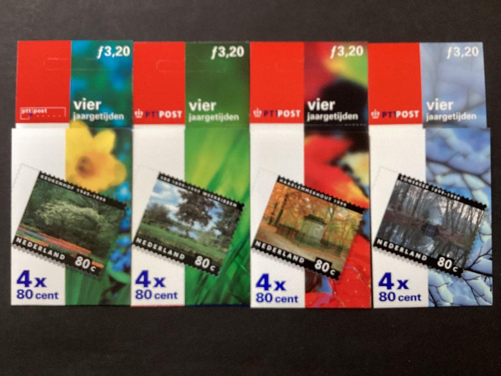 1999, 4 jaargetijden, PB53 a,b,c,d, Postzegels en Munten, Postzegels | Nederland, Verzenden, Na 1940, Postfris