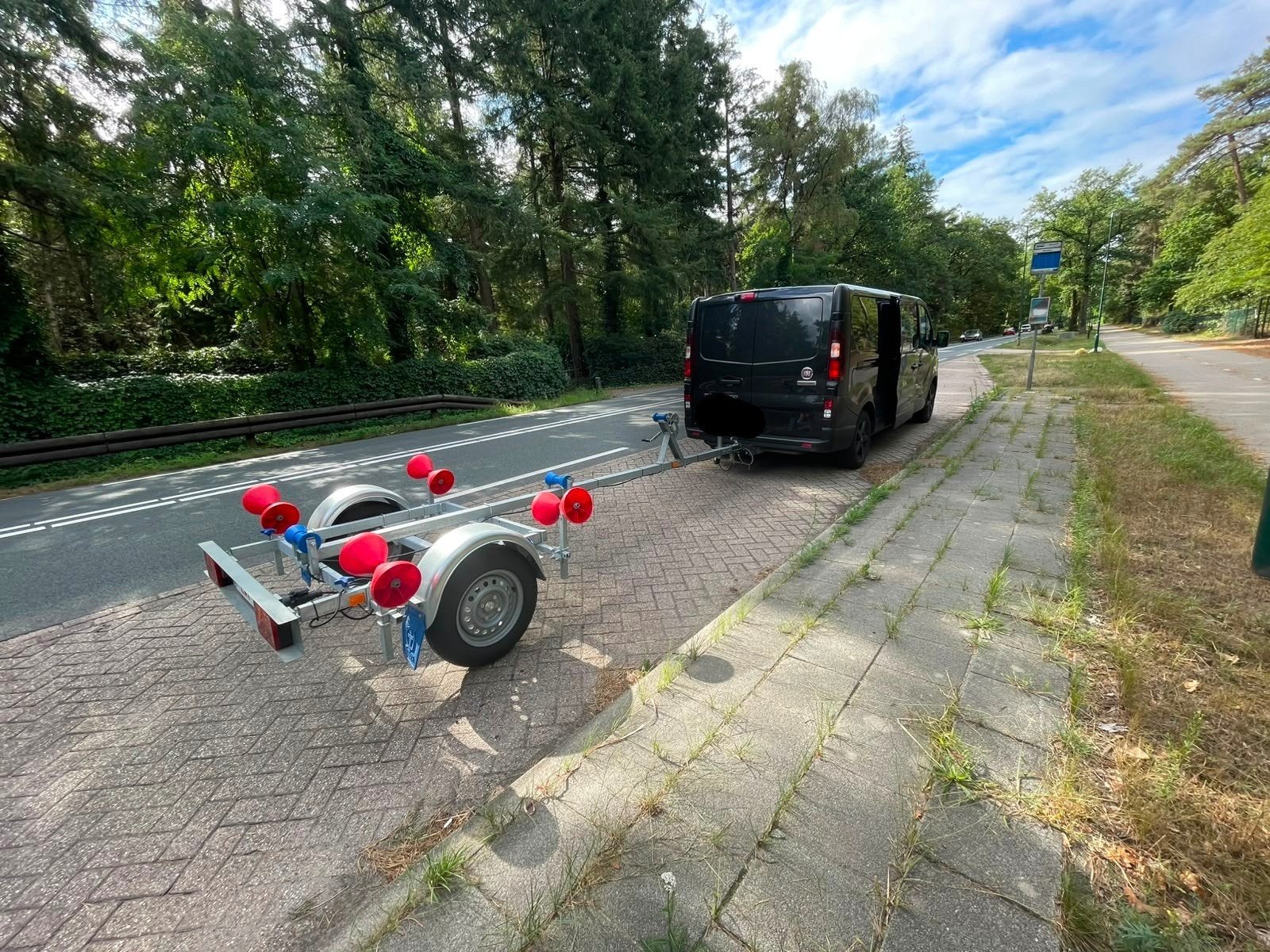 rubberboot trailer in nieuwstaat!, Watersport en Boten, Ophalen, Zo goed als nieuw, Overige typen