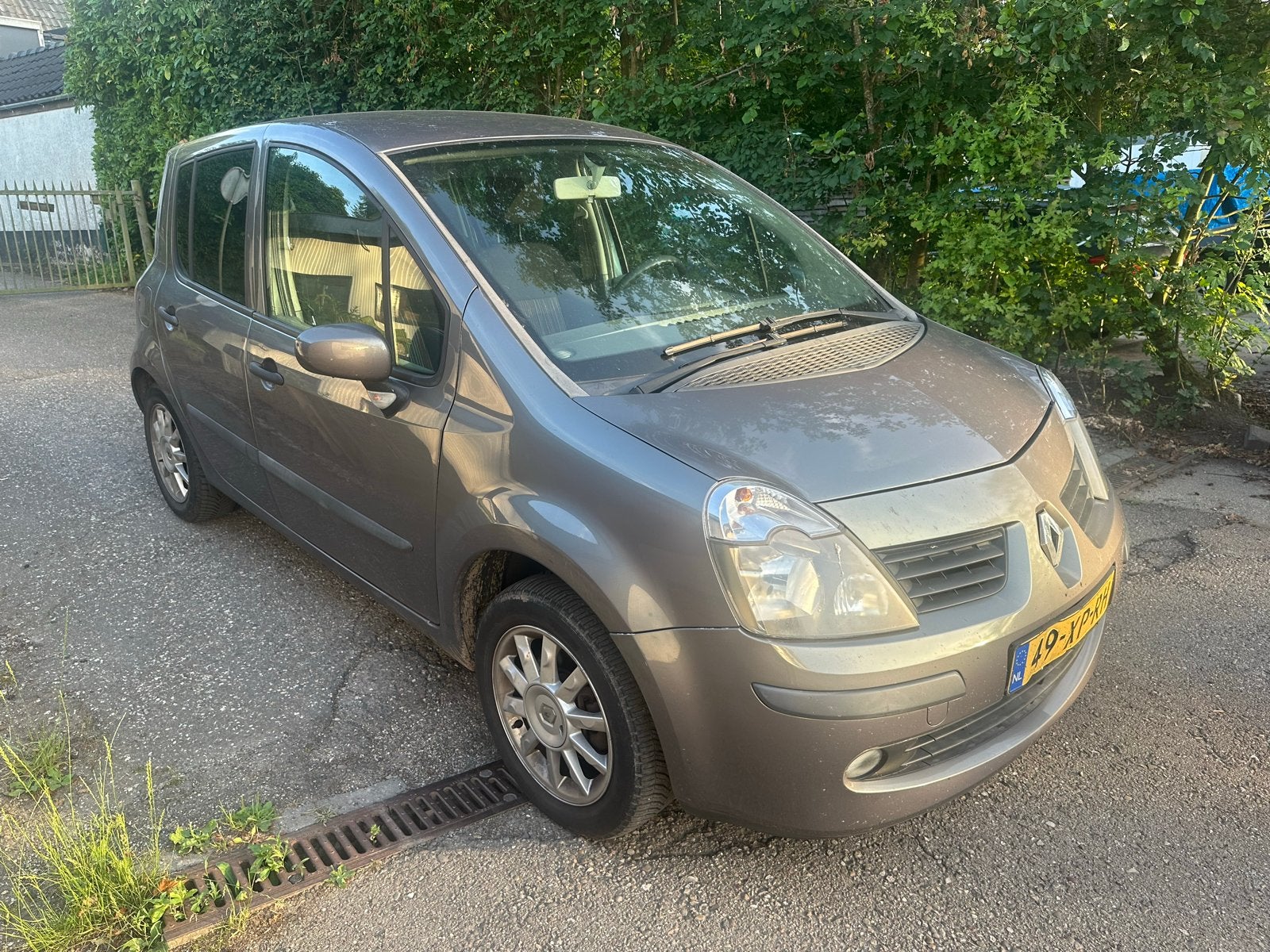 Renault Modus 1.2 16V E4 2007 Grijs, Voorwielaandrijving, 4 cilinders, 100 pk, Origineel Nederlands