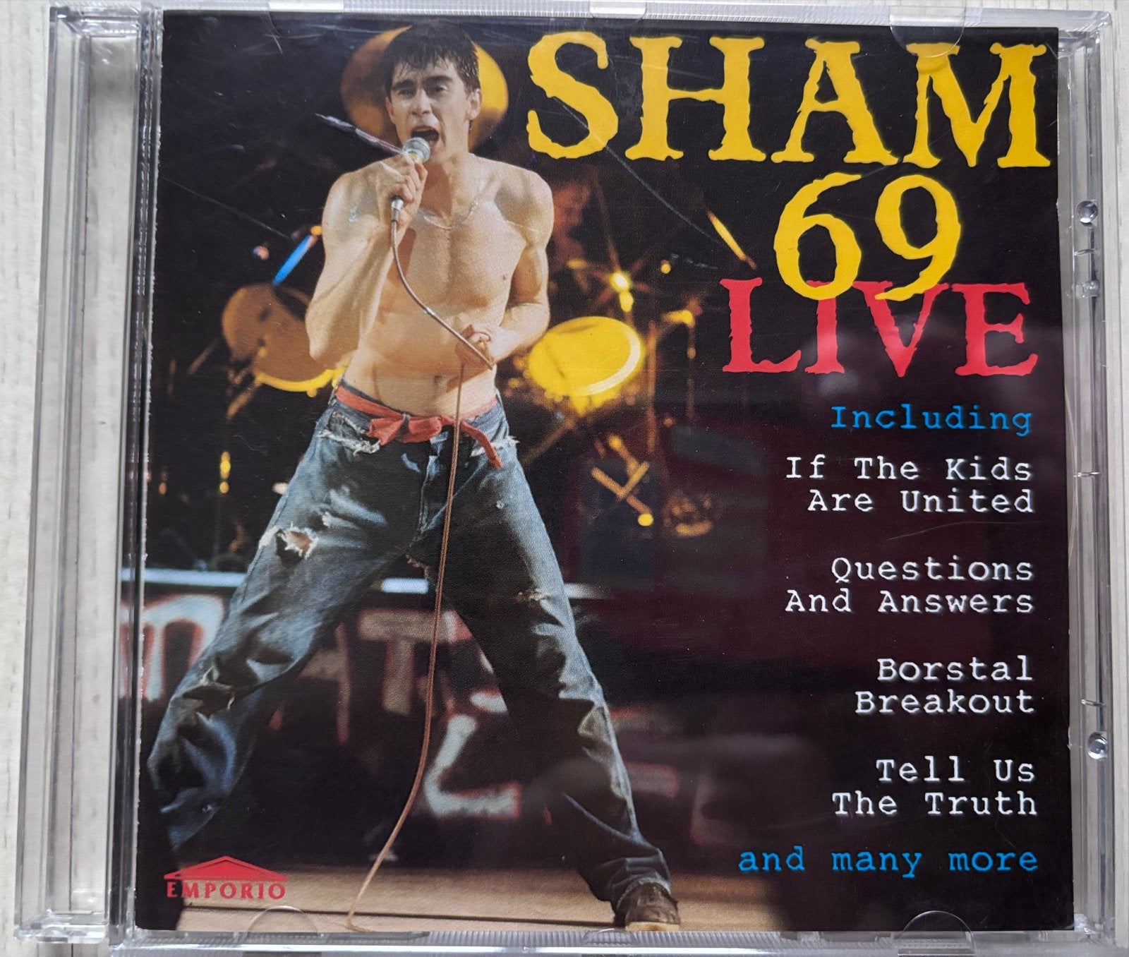 Sham 69 Live CD - Inclusief klassiekers als 'If The Kids Are, Gebruikt, Ophalen of Verzenden, Live-album, Punk Rock