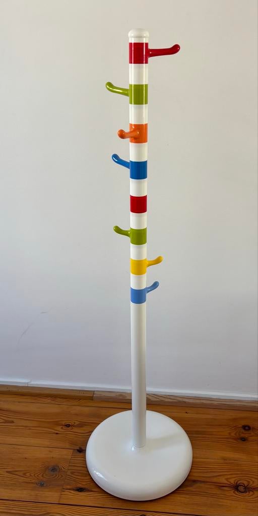 Kleurrijke staande kapstok 120cm, Ophalen, 100 tot 150 cm, Zo goed als nieuw, Staande kapstok