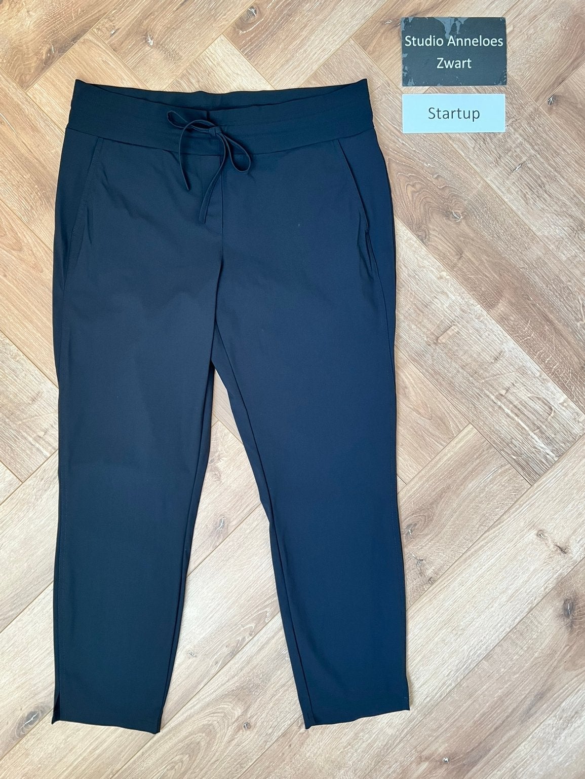 Studio anneloes startup broek XXL zwart travelstof, Zwart, Maat 46/48 (XL) of groter, Ophalen of Verzenden, Zo goed als nieuw