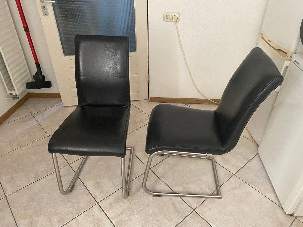Eetkamerstoelen, Ophalen, Gebruikt, Zwart, Vijf, Zes of meer stoelen