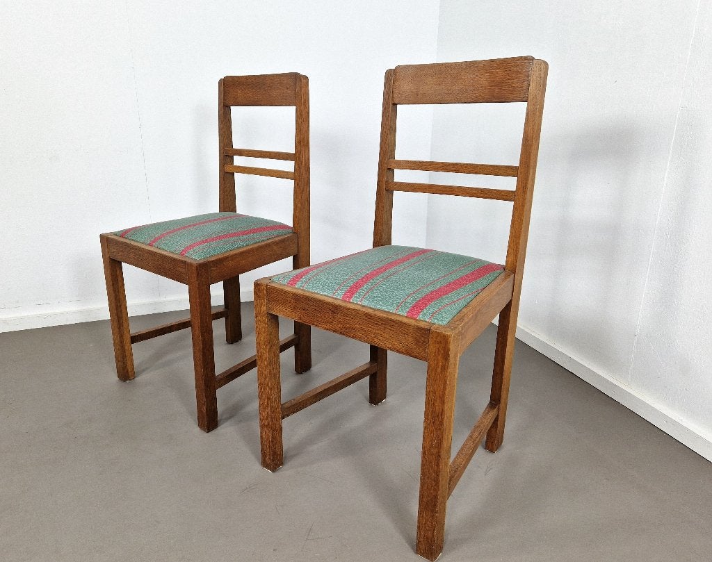 Set Art Deco-stoelen | Jaren 30, Ophalen, Gebruikt, Twee, -