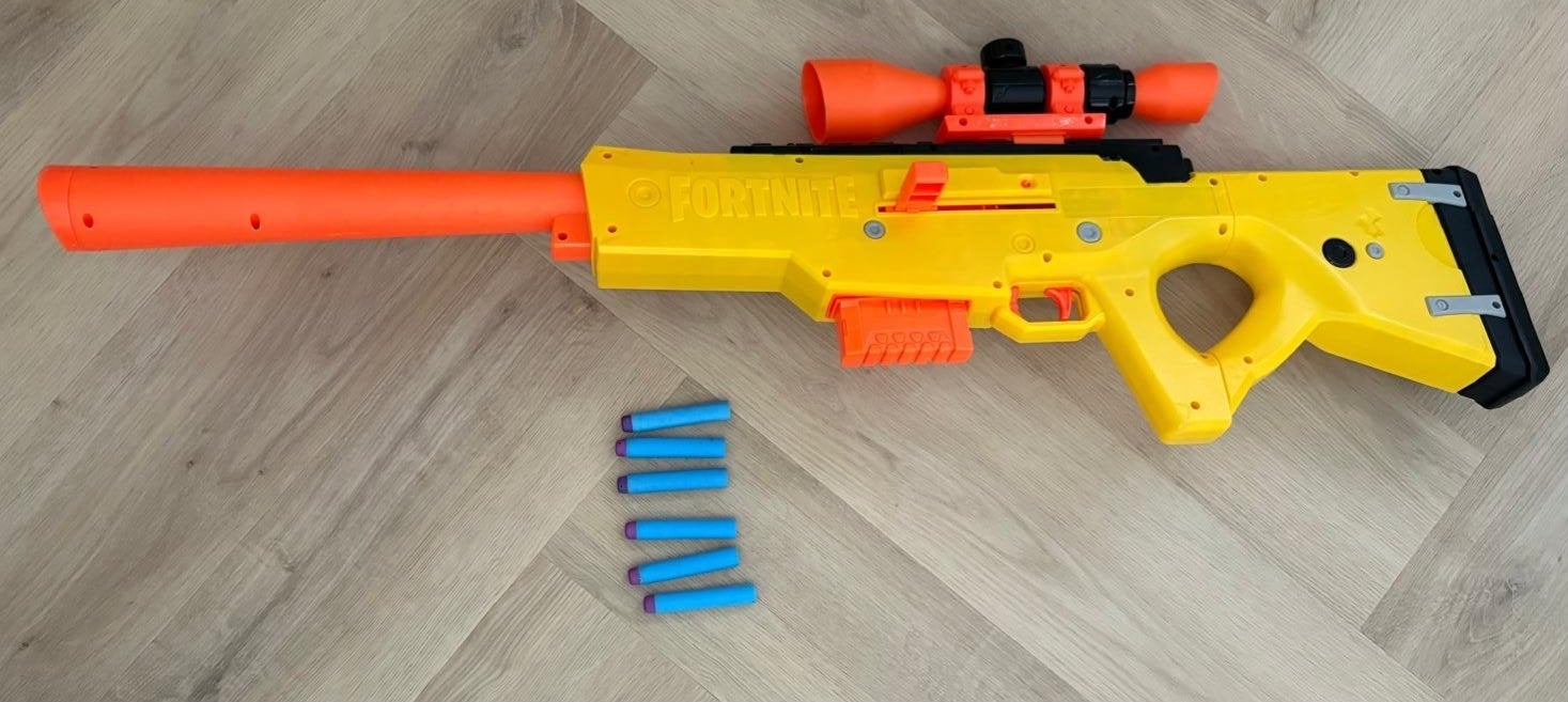 Nerf Fortnite BASR-L Blaster met richtkijker, Ophalen, Zo goed als nieuw