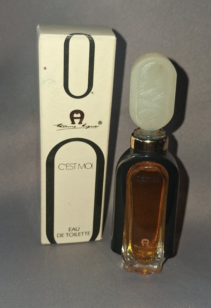 Volle parfum mini Etienne aigner cest moi + doosje, Verzamelen, Ophalen of Verzenden, Zo goed als nieuw, Miniatuur