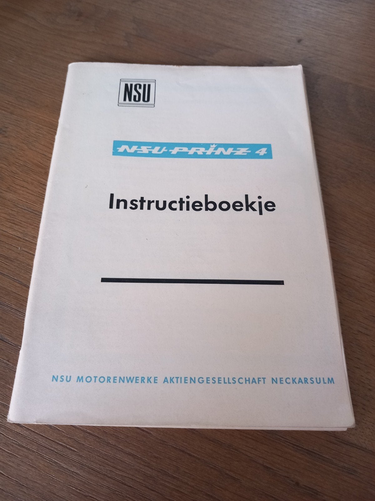 NSU Prinz 4 Instructieboekje - Origineel, Ophalen of Verzenden