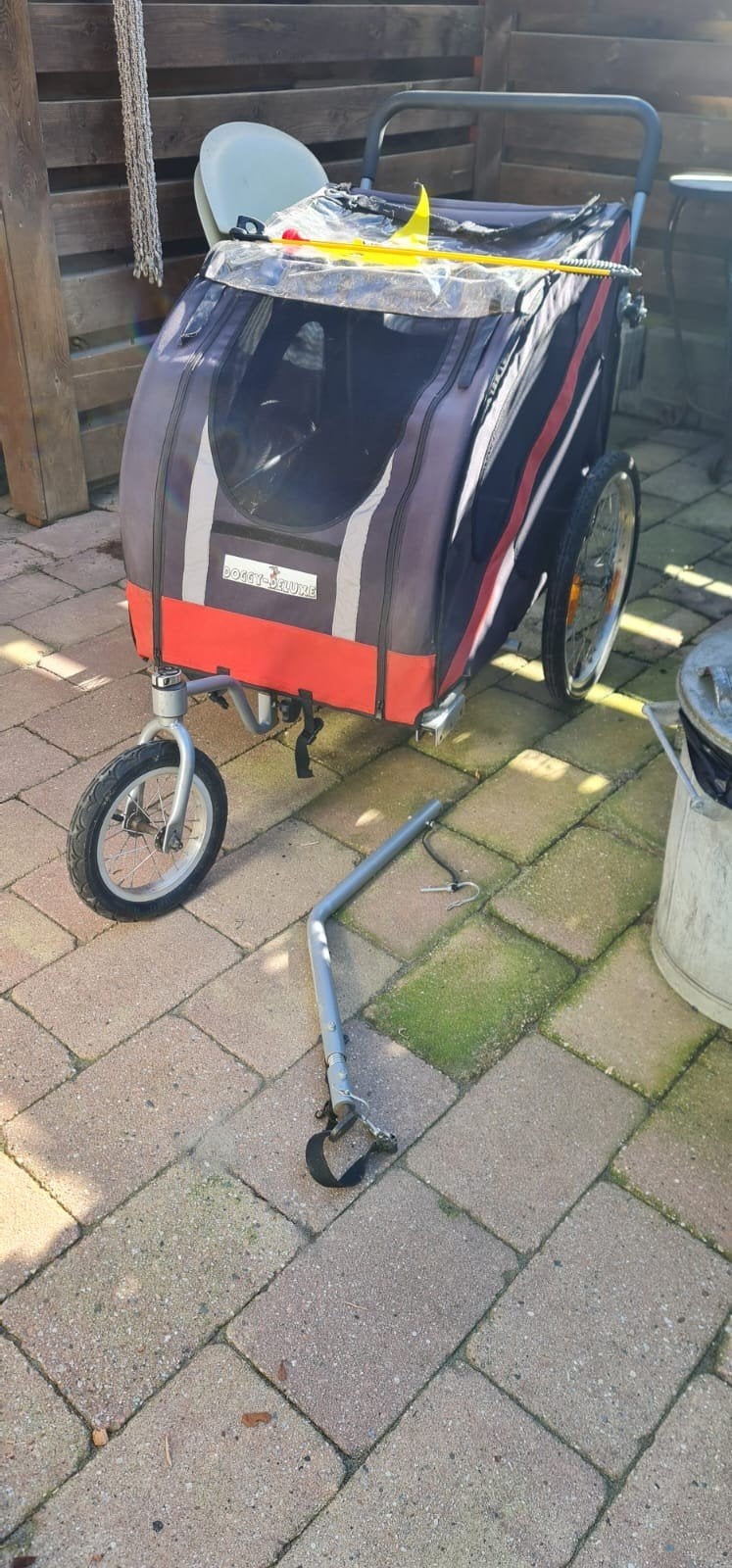 DoggyRide hondenfietskar / hondenwagen – 2-in-1 (fiets + bug, Ophalen, Gebruikt, Opvouwbaar, Doggy-deluxe