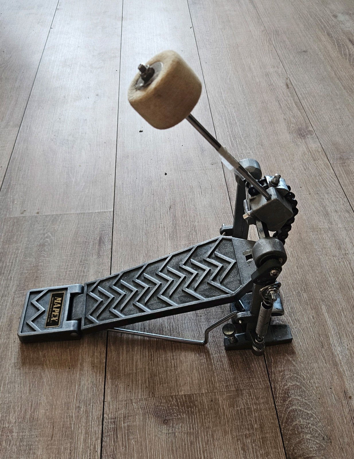 Vintage Mapex Basdrumpedaal - Goed werkend & decoratief, Muziek en Instrumenten, Ophalen of Verzenden, Gebruikt, Overige merken
