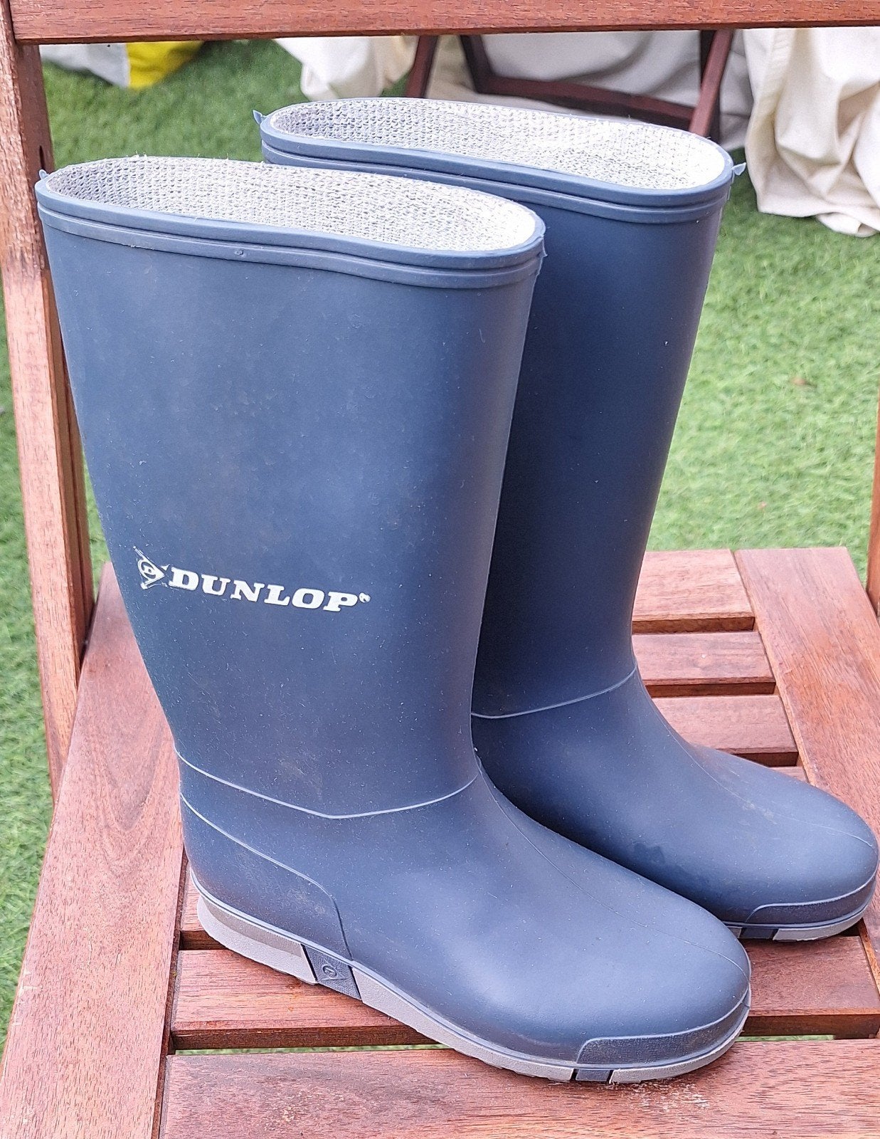 Dunlop regenlaarzen - Maat 31, Blauw, Ophalen of Verzenden, Dunlop, Regenlaarzen